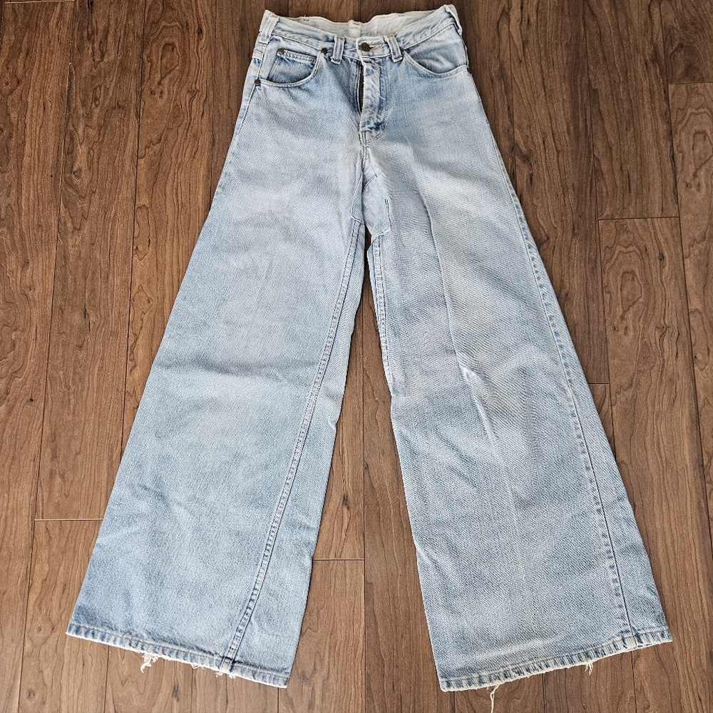 Light Blue Wide Leg Jeans